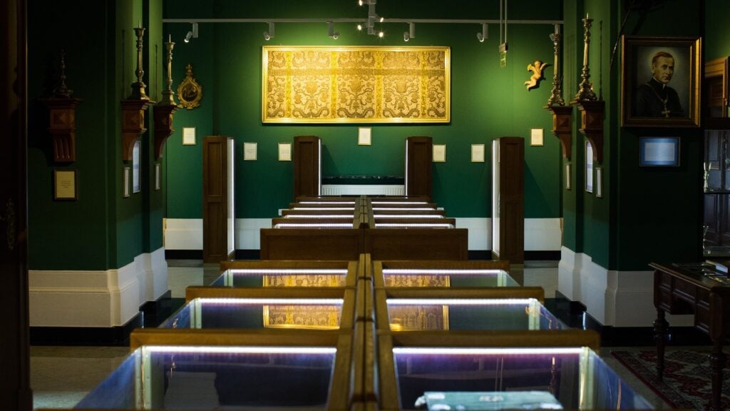 Interior of Museum of Antique Books and Religious Art