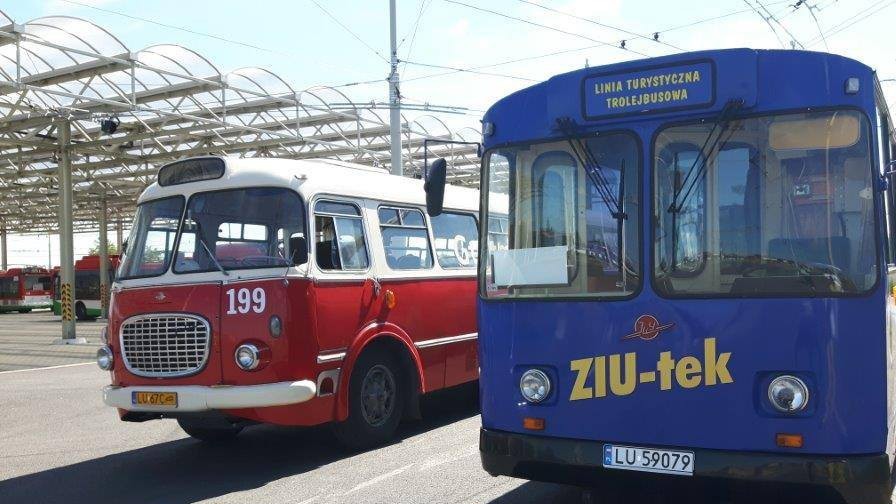 Autobus Gutek i trolejbus Ziutel. Linia turystyczna mpk