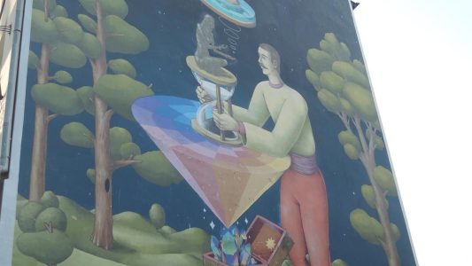 65.„Spoglądając w górę” lubelska trasa street art-owa po Śródmieściu – spacer z przewodnikiem (3)