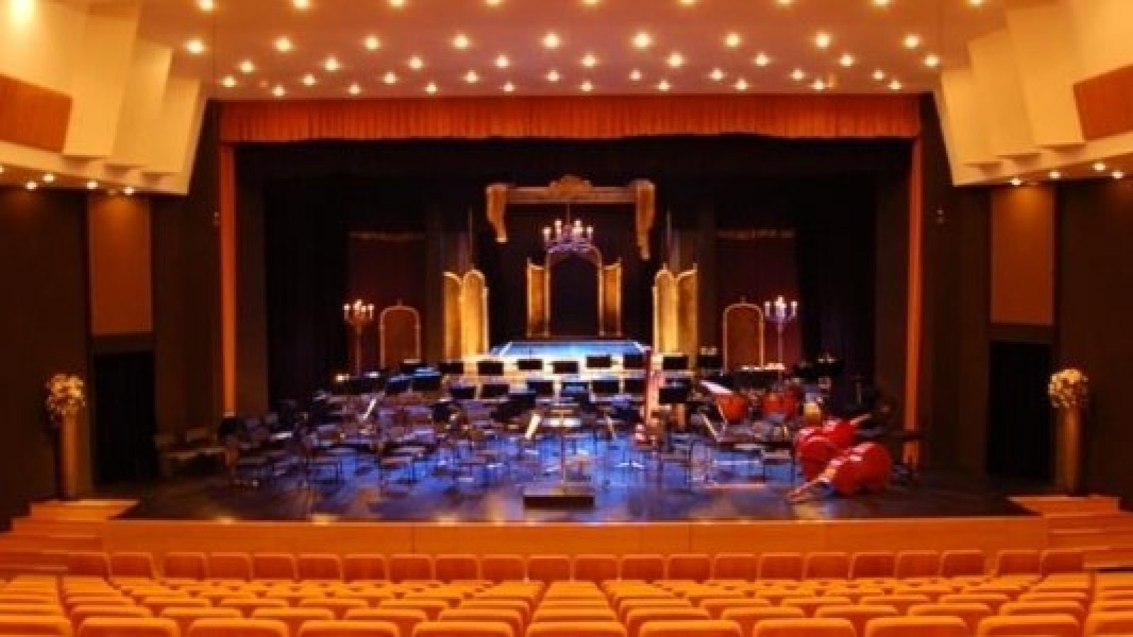 Wnętrze Teatru Muzycznego w Lublinie